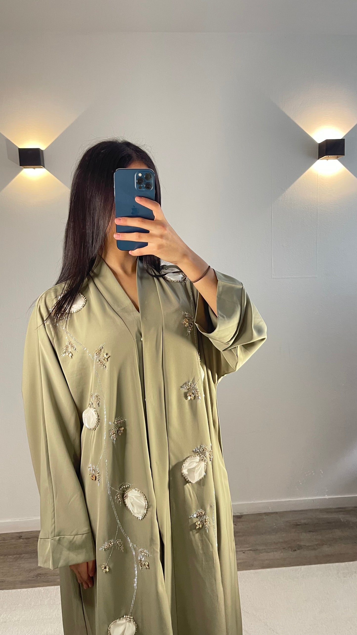 Abaya Jasminah [ vert d’eau