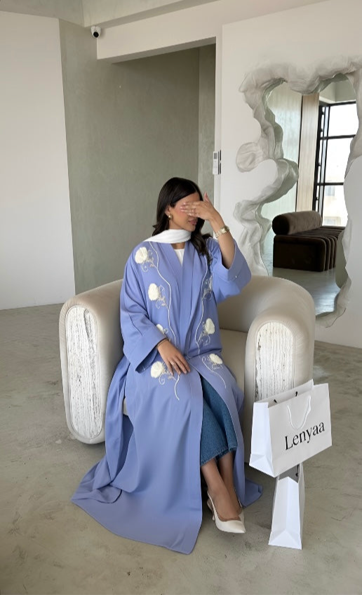 Abaya Jasminah [ Bleu ]
