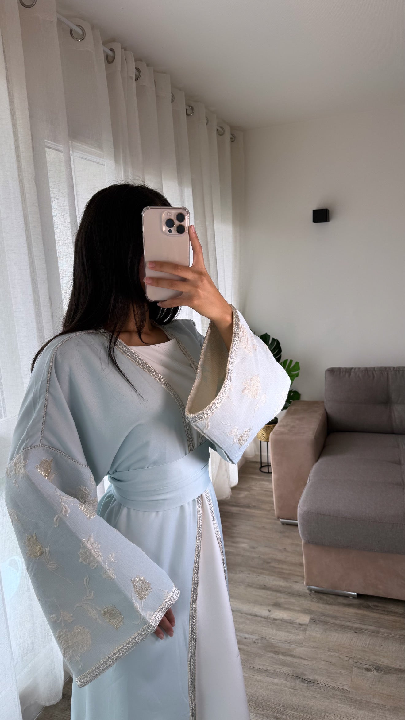 Abaya Lenyaa [ bleu ]