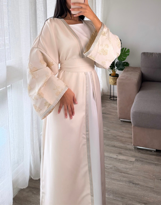 Abaya Lenyaa [Beige ]