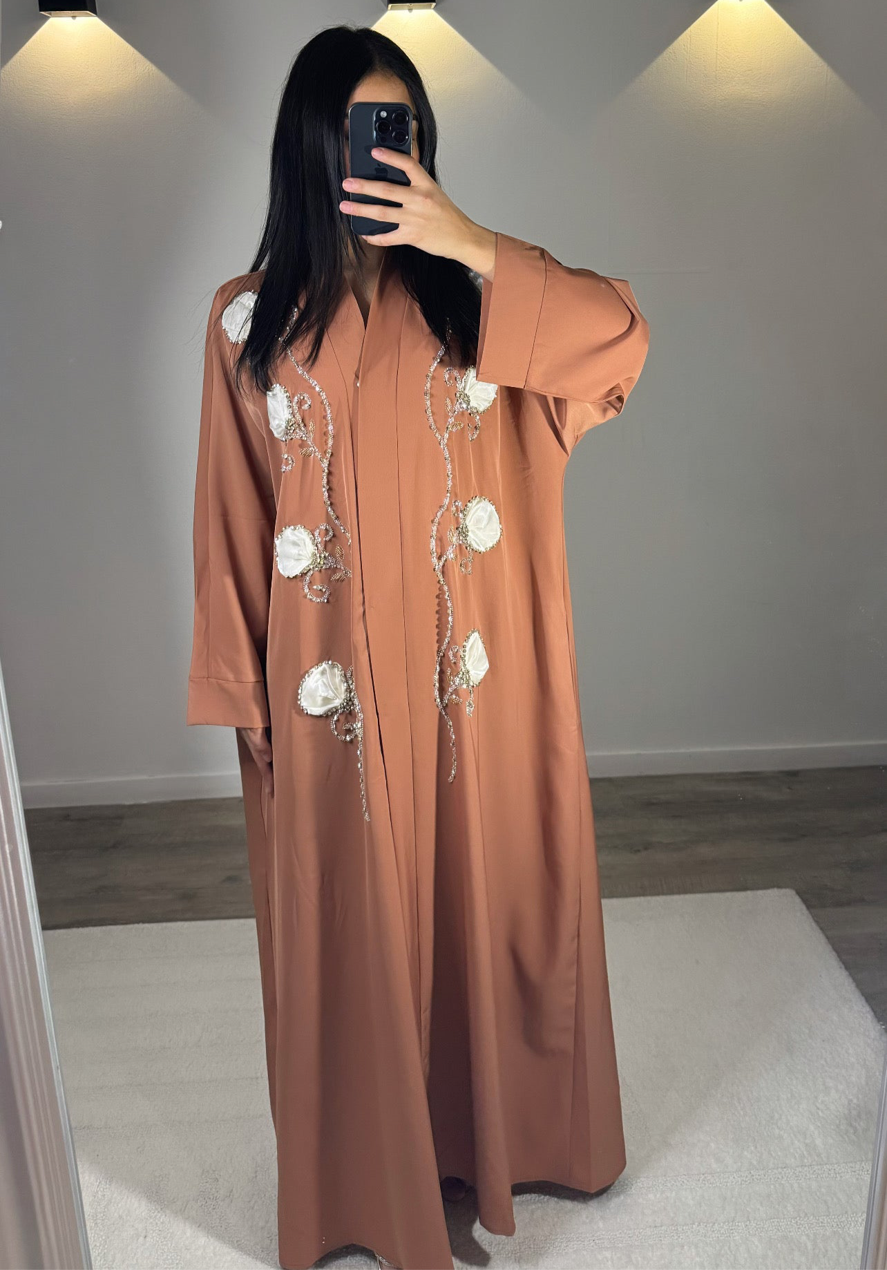 Abaya Jasminah [ Terracotta ]