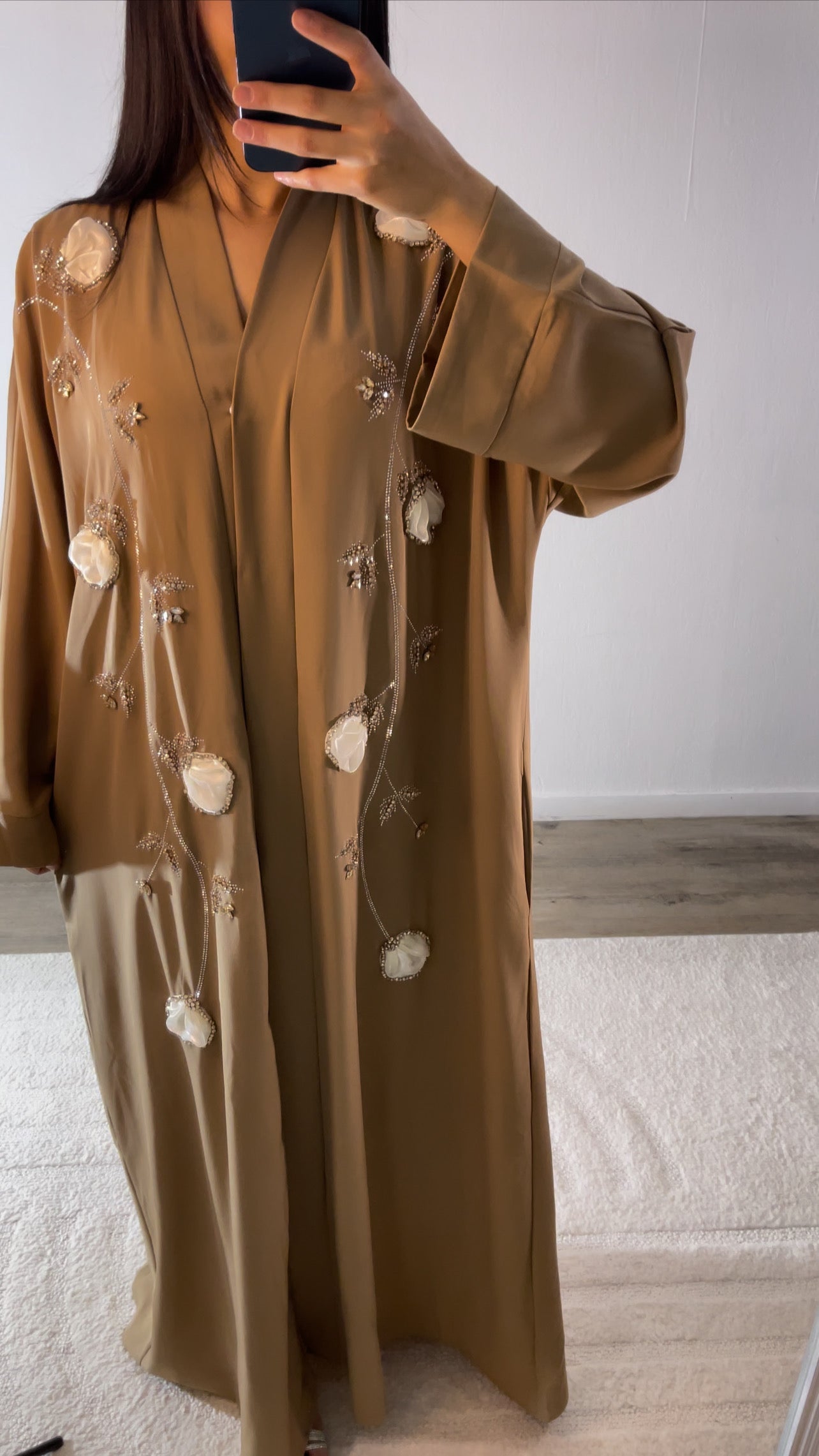 Abaya Jasminah [ Taupe]