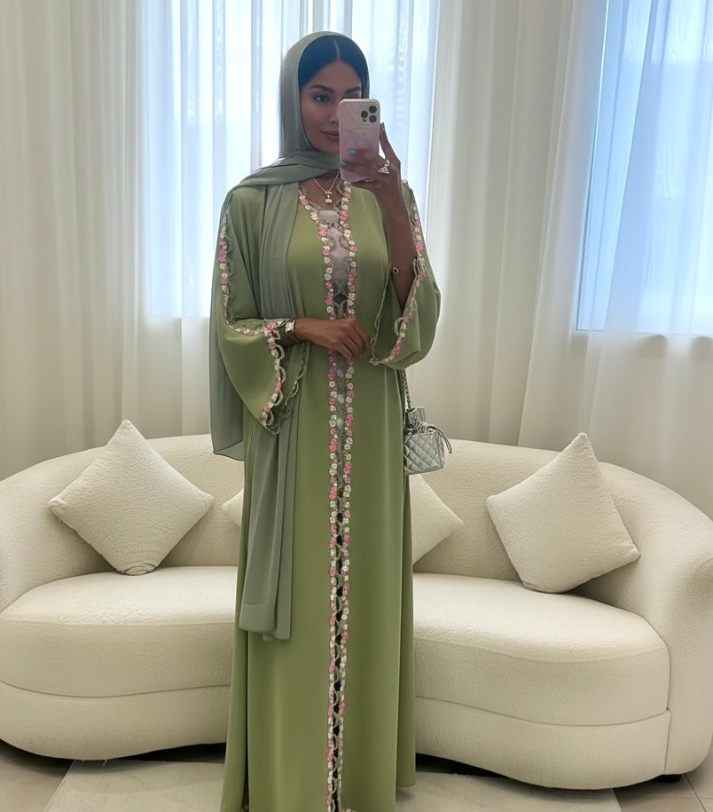 Kimono brodé Layana