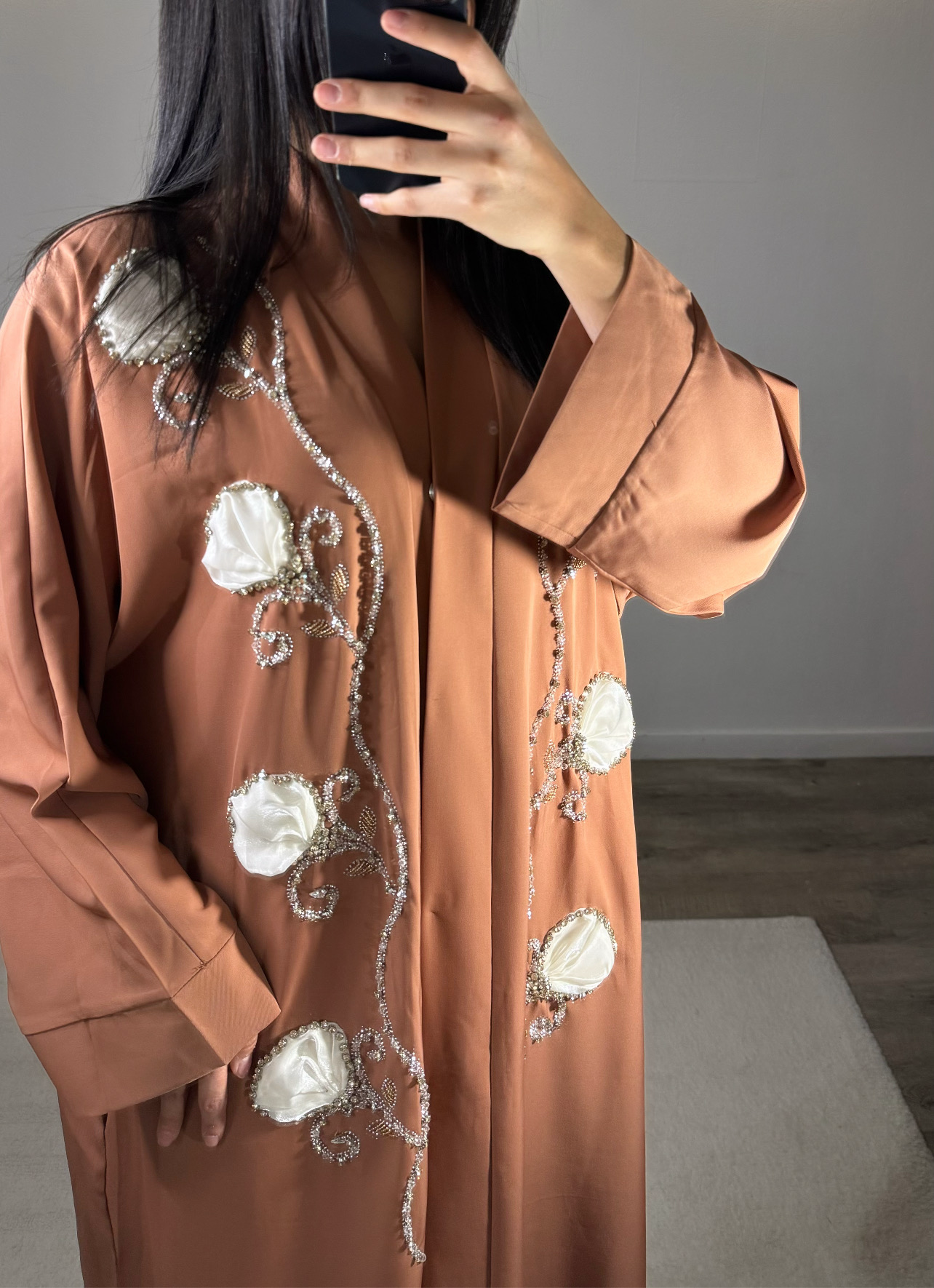 Abaya Jasminah [ Terracotta ]