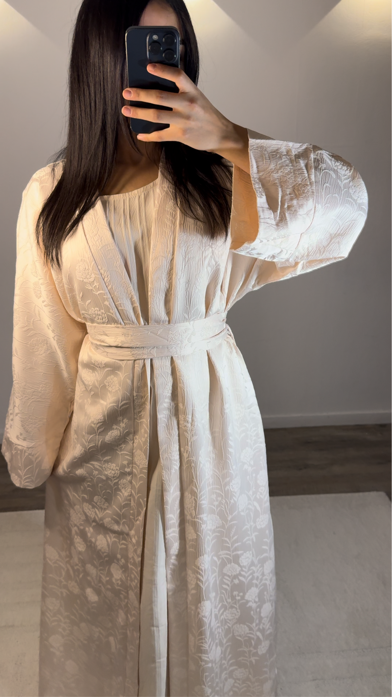 Abaya Manar [ Beige claire]