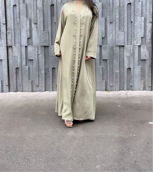 Abaya à strass