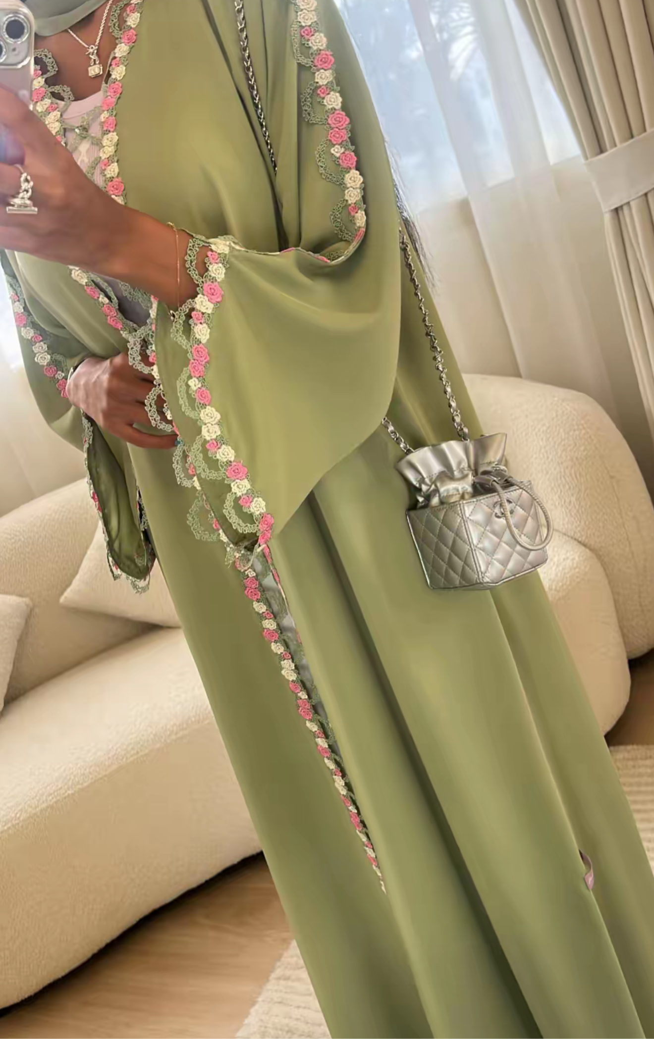 Kimono brodé Layana