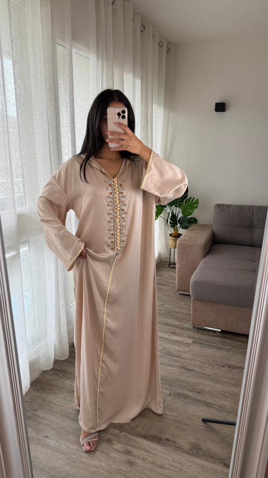 Abaya perlée