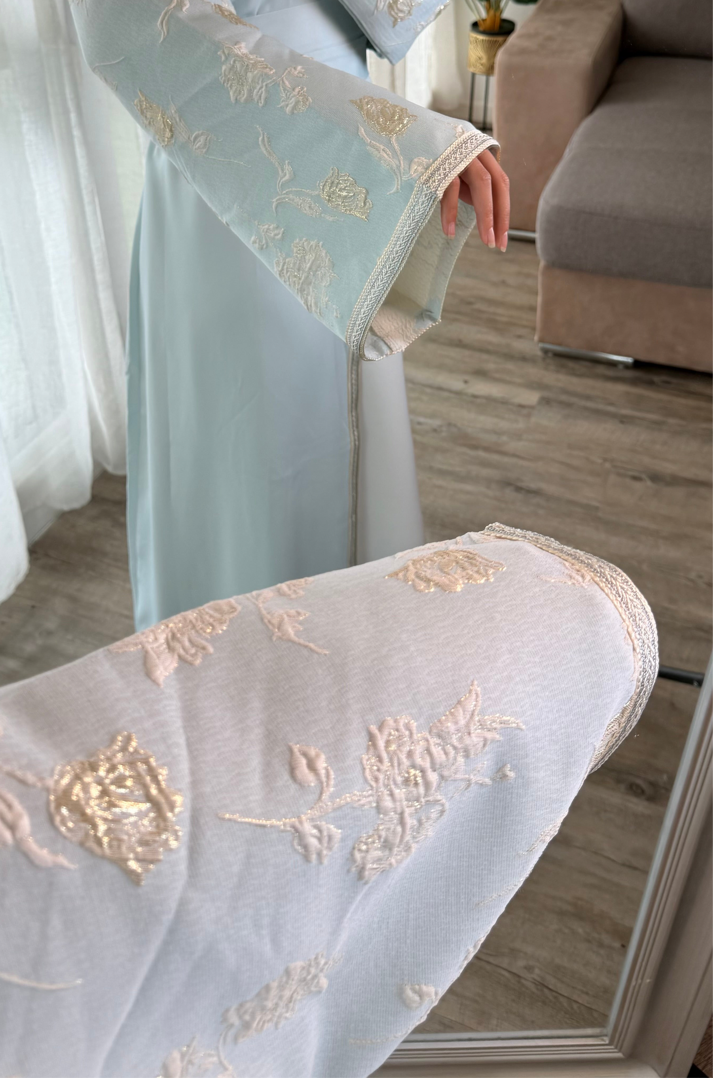 Abaya Lenyaa [ bleu ]