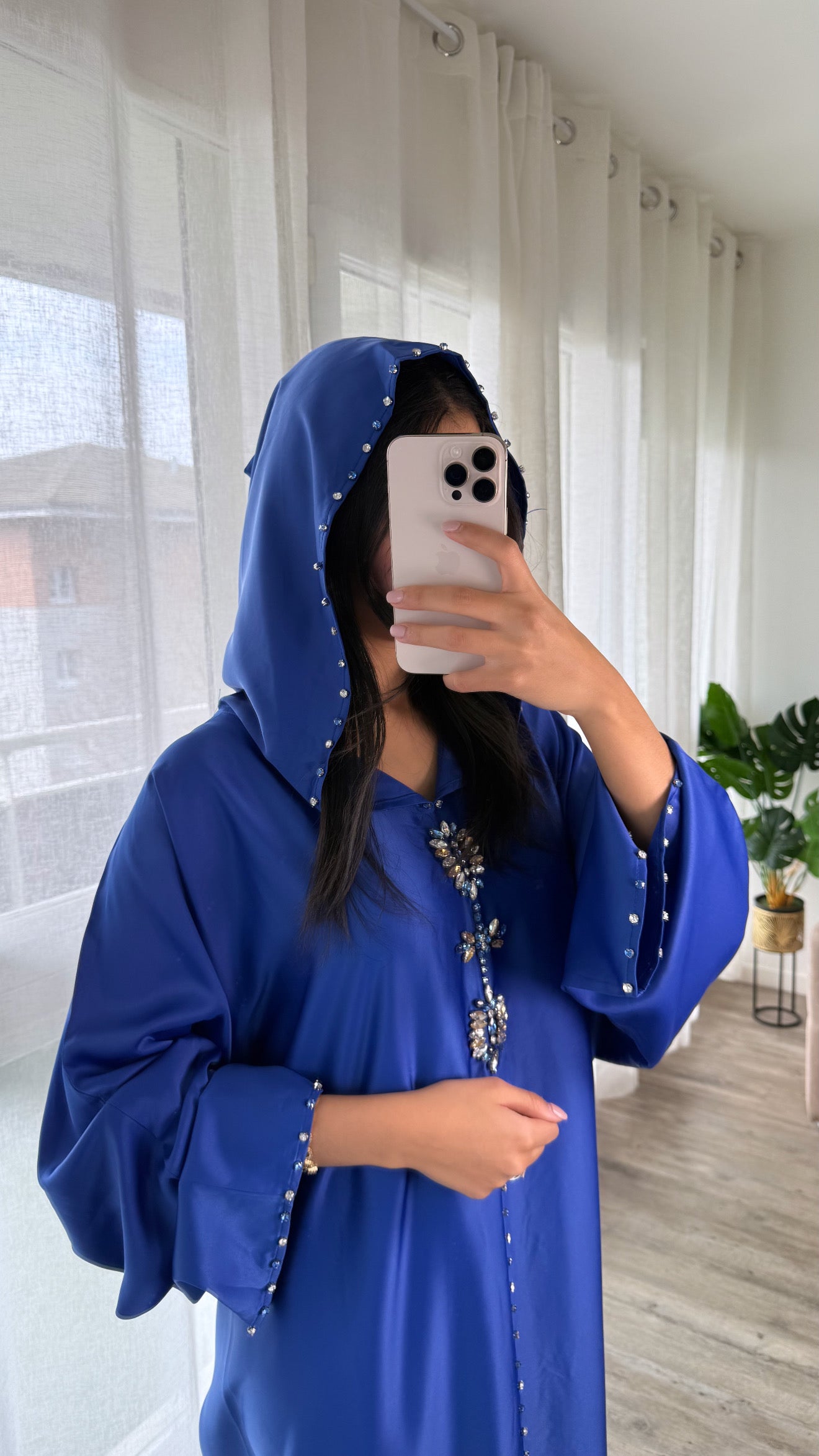 Abaya Aya [Bleu ]